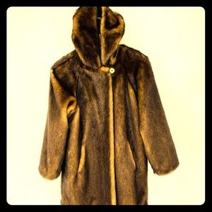 Dennis Basso Faux Fur Coat